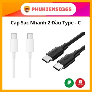 Cáp Sạc Nhanh 2 Đầu Type - C cho điện thoại Samsung, Oppo, Realme, Huawei, Vivo, Xiaomi- Bảo hành 6 tháng