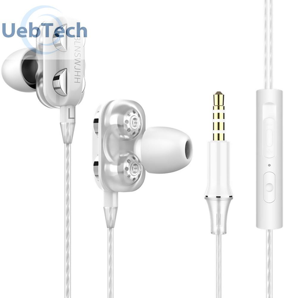 Tai Nghe Nhét Tai Uebtech A4 Có Dây Âm Thanh Siêu Trầm Cho Huawei