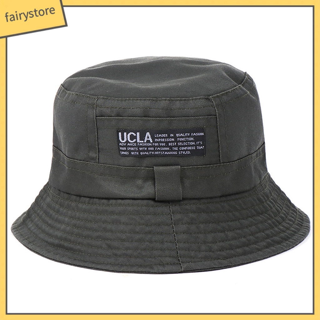 Mũ xô bằng vải in họa tiết chữ đẹp mắt cho cả nam và nữ