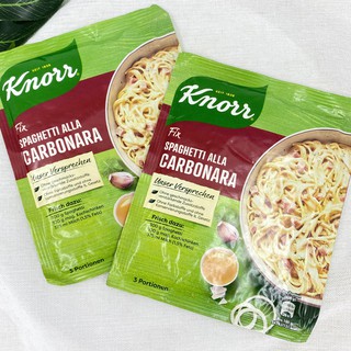 Gia vị my Ý Knorr 38g vị kem nấm vừa tiện vừa ngon chuẩn vị
