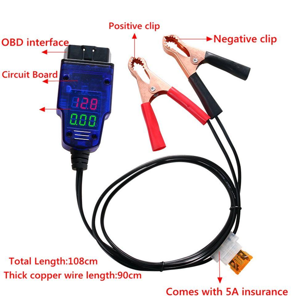 Bộ Cung Cấp Nguồn Điện 12V OBD2 Dạng Kẹp Tiện Dụng