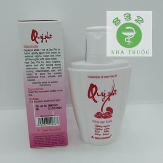 Dung dịch vệ sinh phụ nữ Quý Phi chai 120ml
