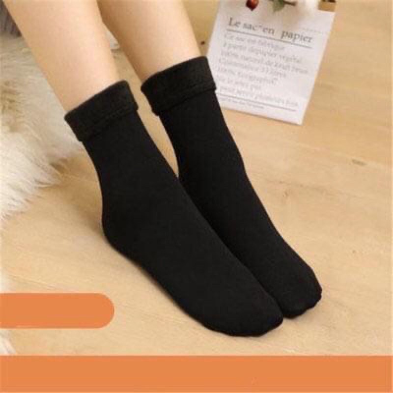 BÁN SỈ COMBO 4 ĐÔI TẤT LÓT LÔNG CỰC DÀY CHO NỮ