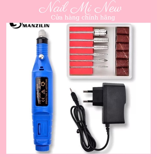 Máy mài móng nail mini + bộ đầu mài