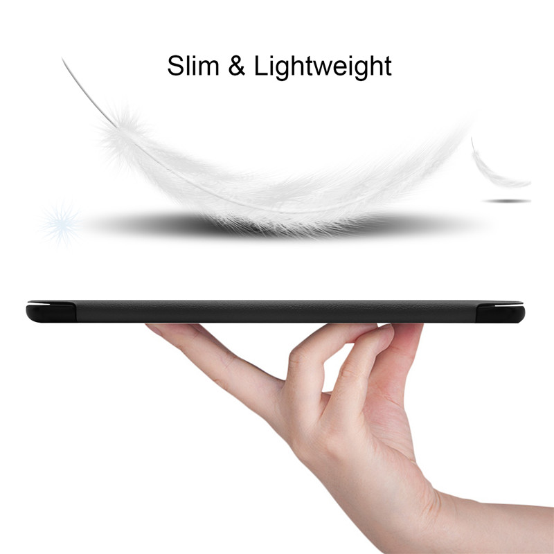 Bao Da Máy Tính Bảng Pu Nhựa Cứng Có Giá Đỡ Gập Ba Tự Động Tắt / Mở Màn Hình Cho Samsung Galaxy Tab S5E 10.5 (Sm-T720 Sm-T725) Ốp