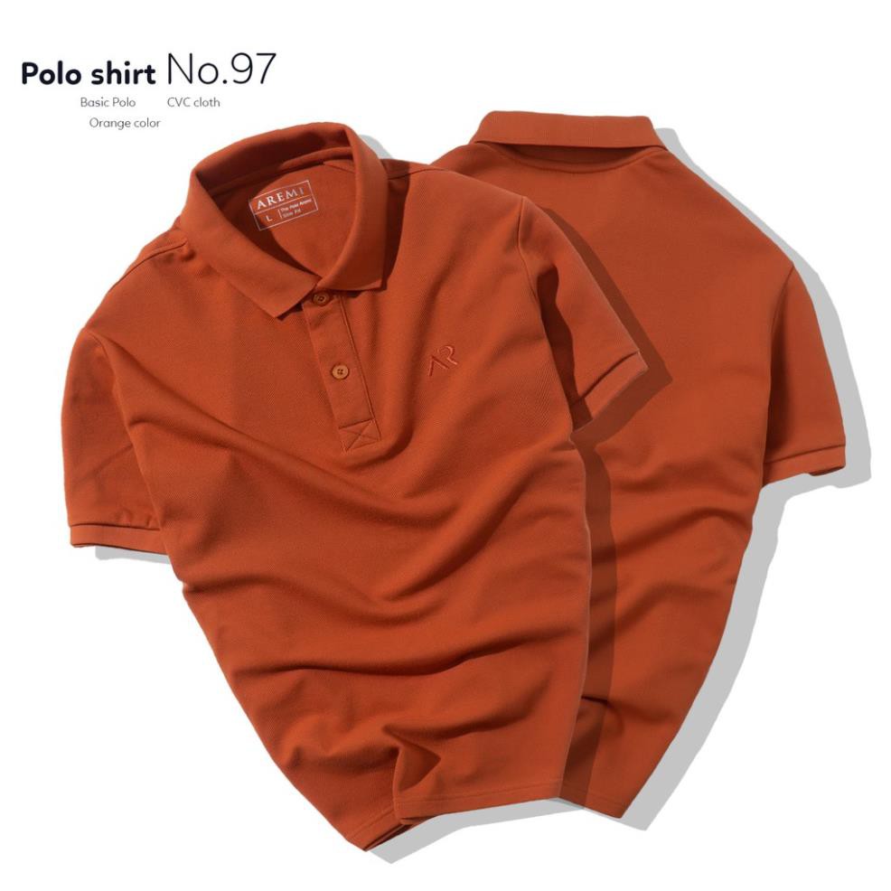 Áo thun Polo nam cổ trụ chất liệu  vải cá mập CVC  5 màu  trẻ trung  đơn giản ,phong cách hiên đại AREMI 2020 👌