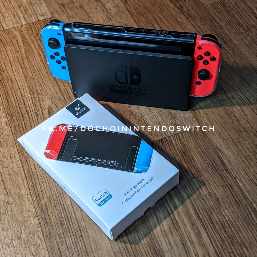 Case ốp trong suốt full máy Nintendo Switch ( Version 1 & Version 2 ) / Nintendo Switch lite - Crystal Protector