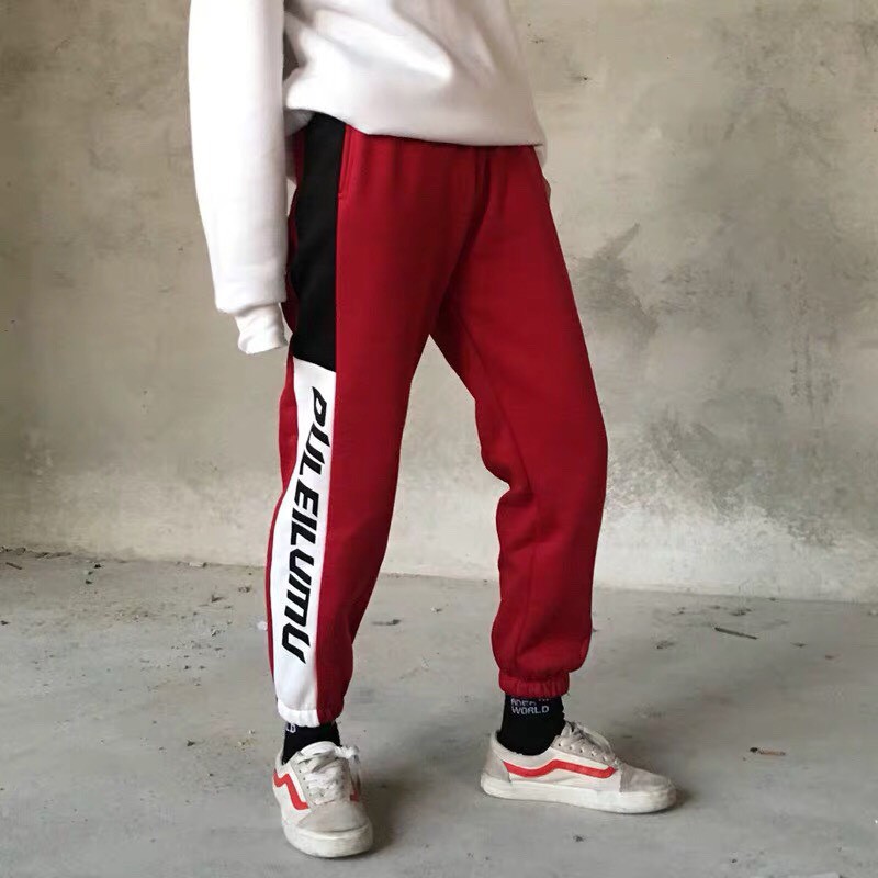 Quần jogger vải thun nỉ co giãn dày dặn