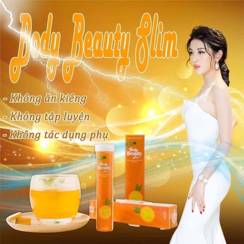 Viên Sủi Giảm Cân BODY BEAUTY SLIM CHÍNH HÃNG