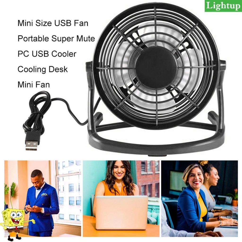 Quạt USB cỡ nhỏ Di động Máy tính siêu câm Máy tính làm mát USB Máy làm mát Bàn làm mát Quạt mini