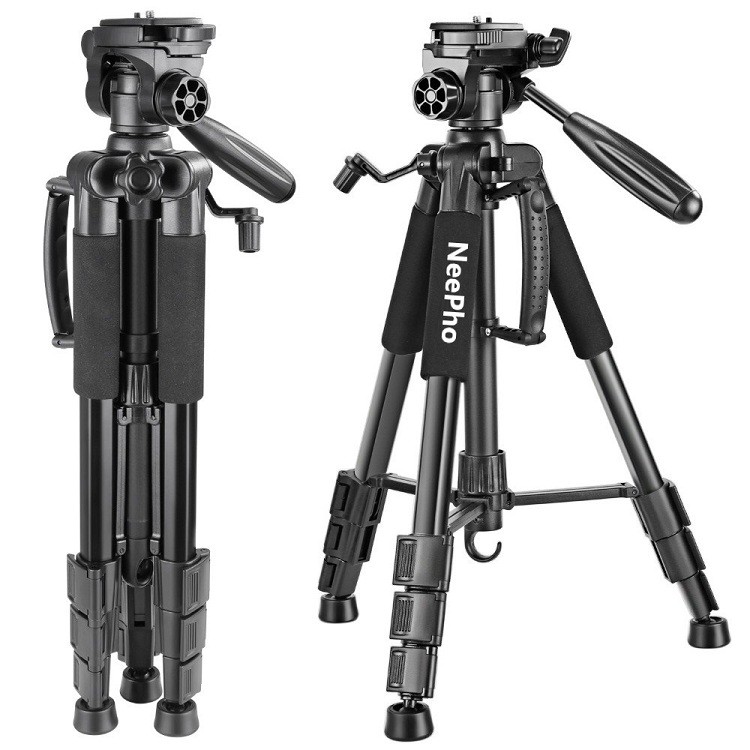 Chân Máy Ảnh Chuyên Nghiệp NeePho NP8850 - Tripods 3 Chân Máy Ảnh DSLR , Điện Thoại, Camera - Chịu Tải 10KG