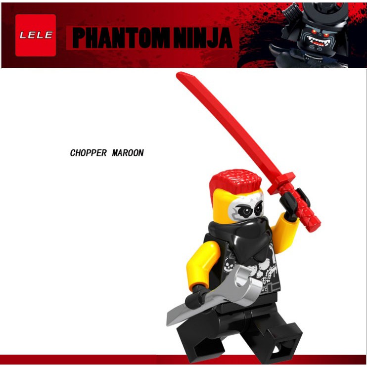 Minifigures nhân vật nonlego bộ THE ONI MASK
