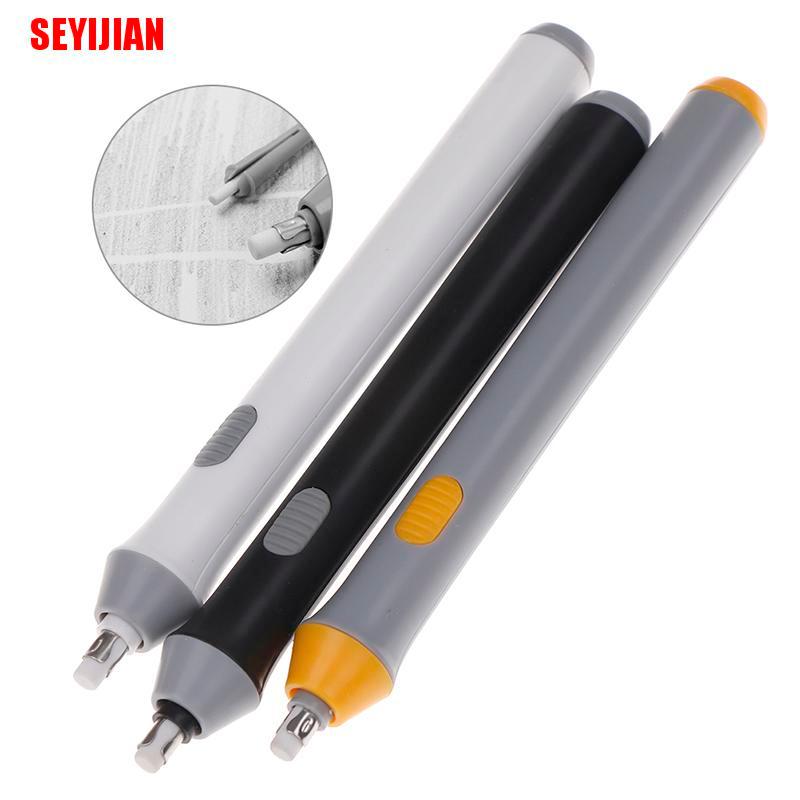 (SEY) Electric Eraser Battery Operated Automatic Pencil Eraser Kit W/ 22 Refills Gift