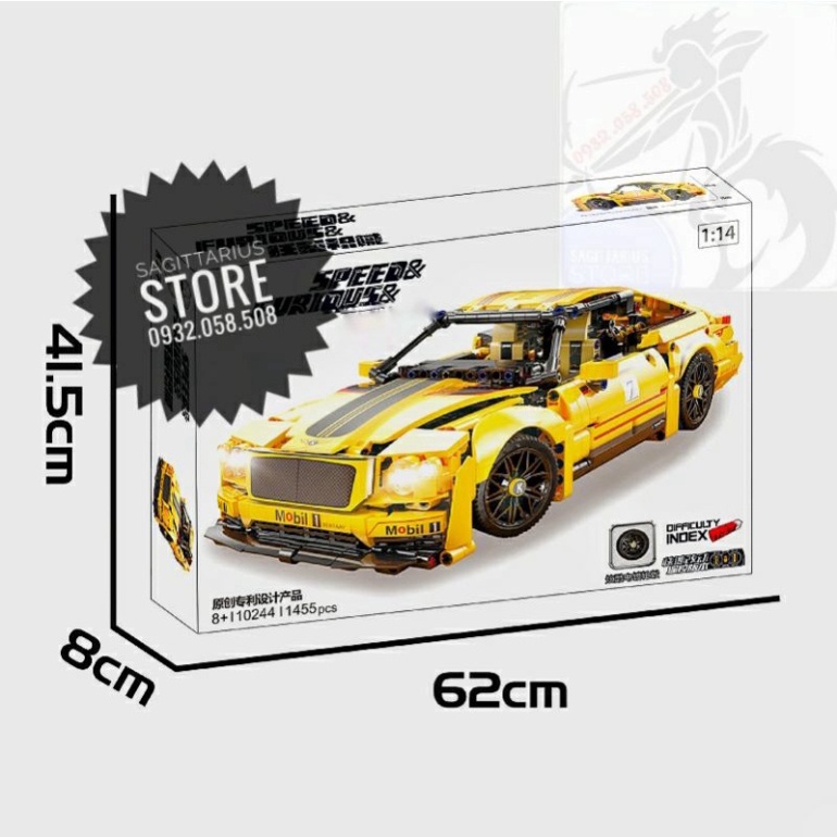 Lego Kbox 10244 Lắp Ráp Siêu Xe Bentley Sport