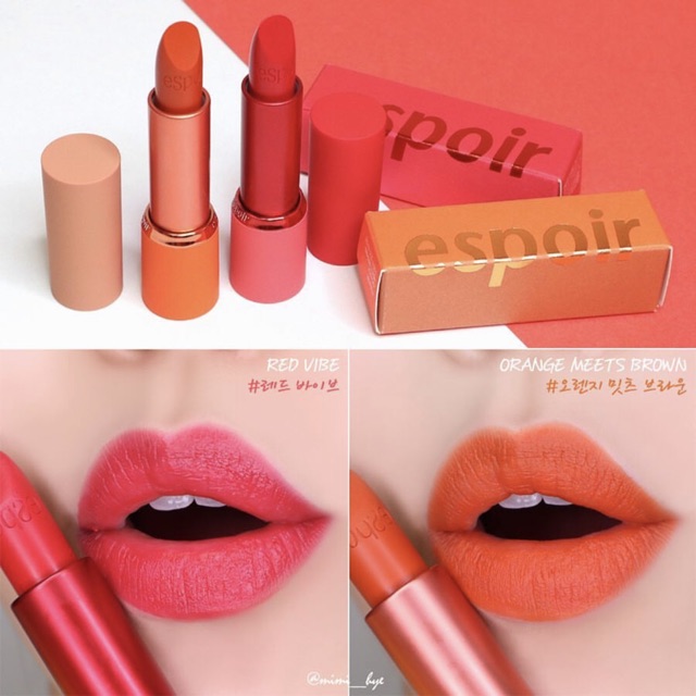 (Mẫu mới) Son Espoir LIPSTICK NO WEAR