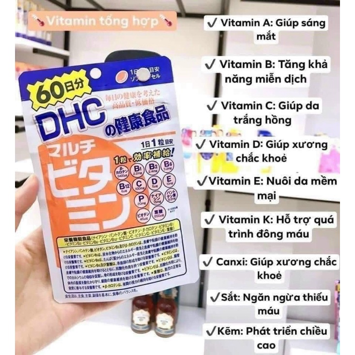 Viên vitamin tổng hợp 60 ngày