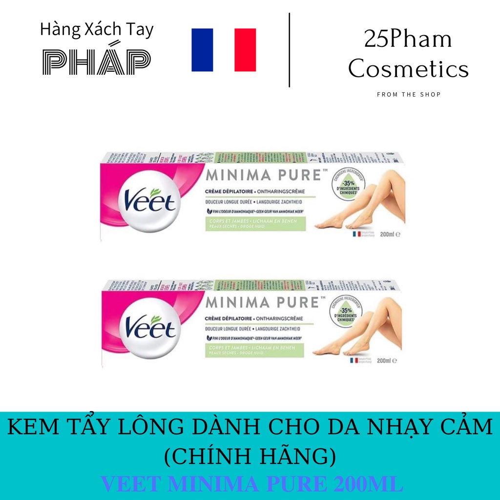 Kem Tẩy Lông Dành Cho Da Nhạy Cảm Veet