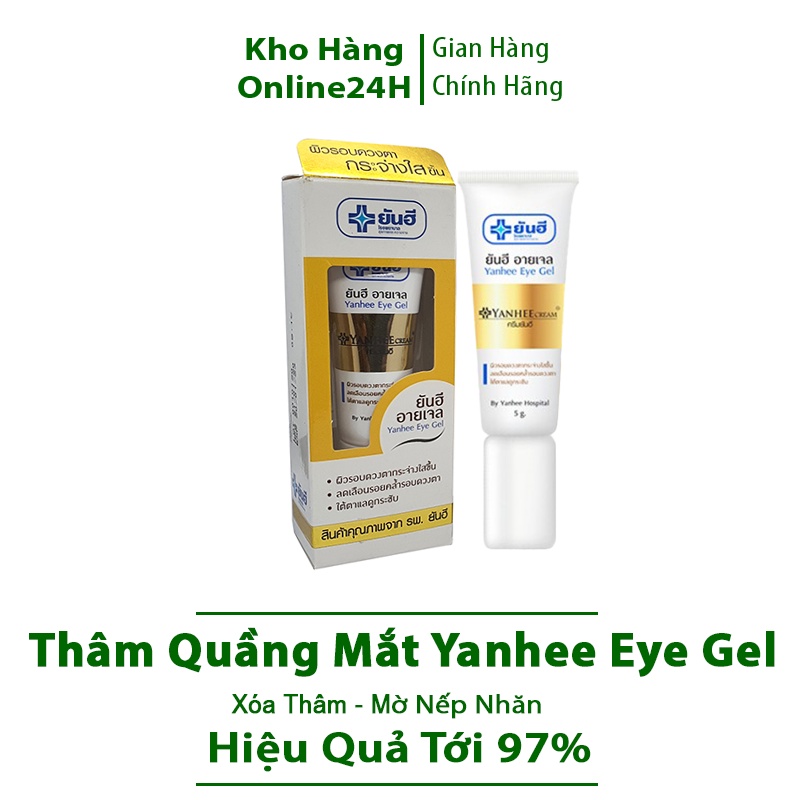 Kem dưỡng và xóa thâm quầng mắt Yanhee Eye Gel 5g