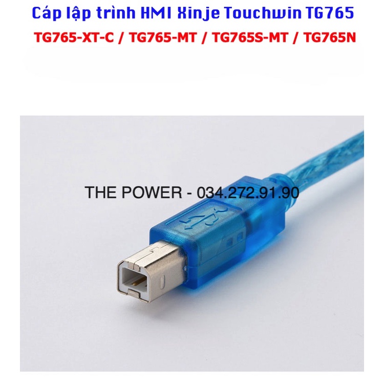 Cáp lập trình HMI Xinje Touchwin TG765