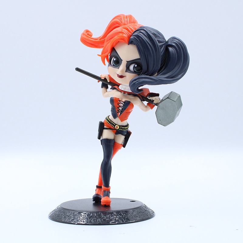 Mô Hình Harley Quinn Qposket cao 18cm figure đồ chơi Haley Quin Dc comics Marvel siêu anh hùng