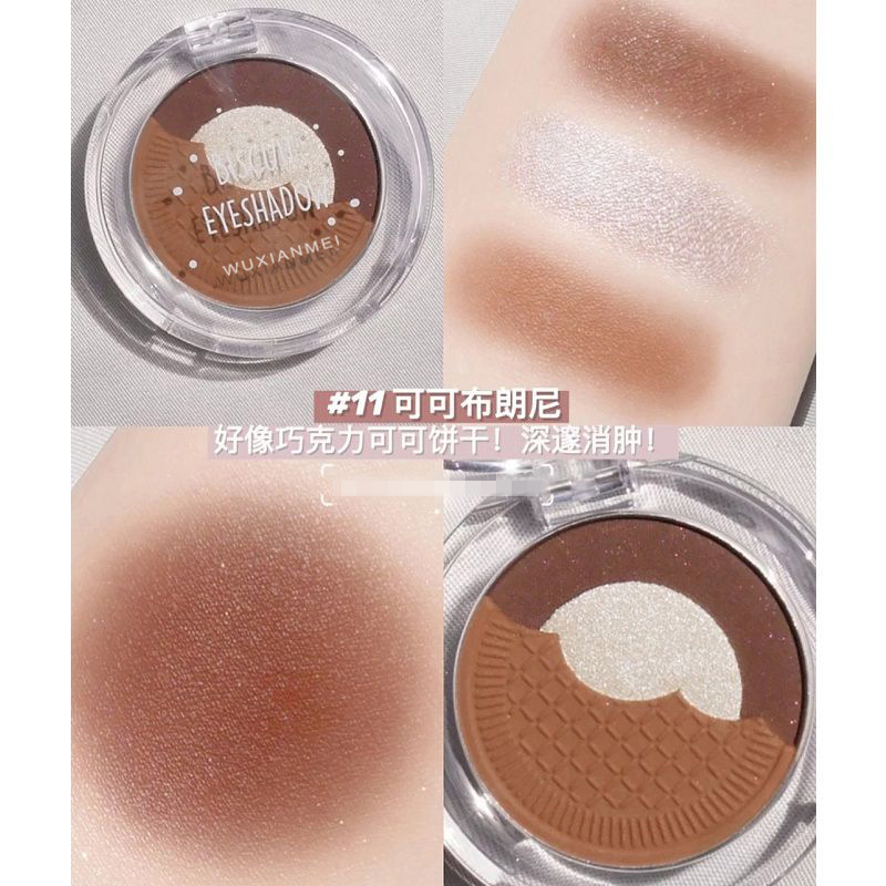 [Hàng mới về] Bảng phấn mắt ba màu sắc ánh ngọc trai mờ tím taro nhỏ gọn | BigBuy360 - bigbuy360.vn