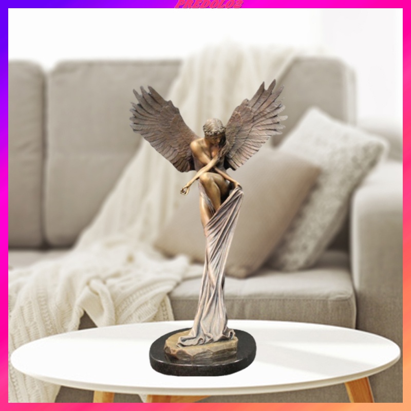 Angel Statue Figurine Collection Ornament Home Meditation Room Decoration