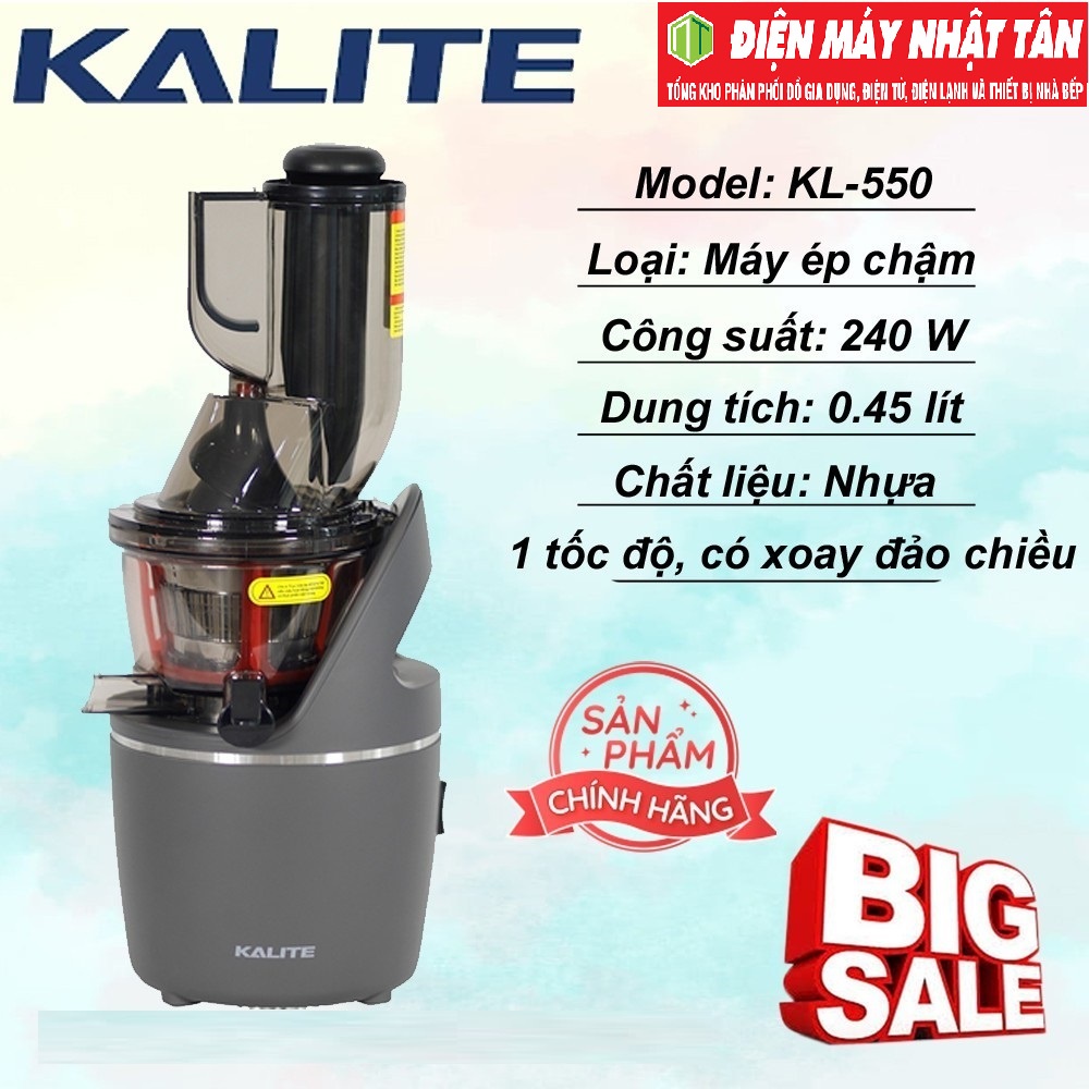 Máy ép chậm Kalite KL-550