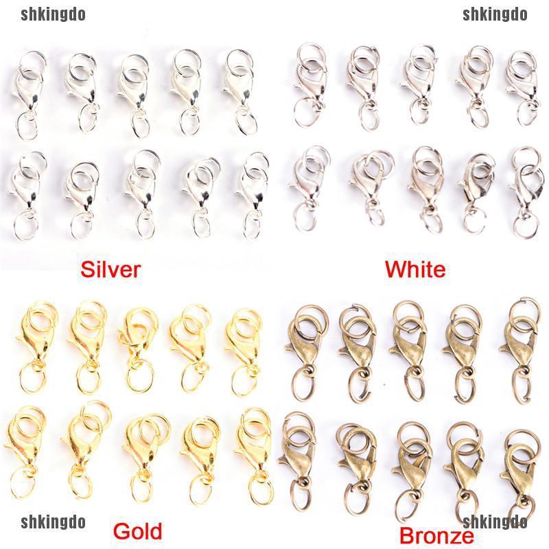 Set 20 khóa gài tôm hùm bằng hợp kim bền cho làm trang sức