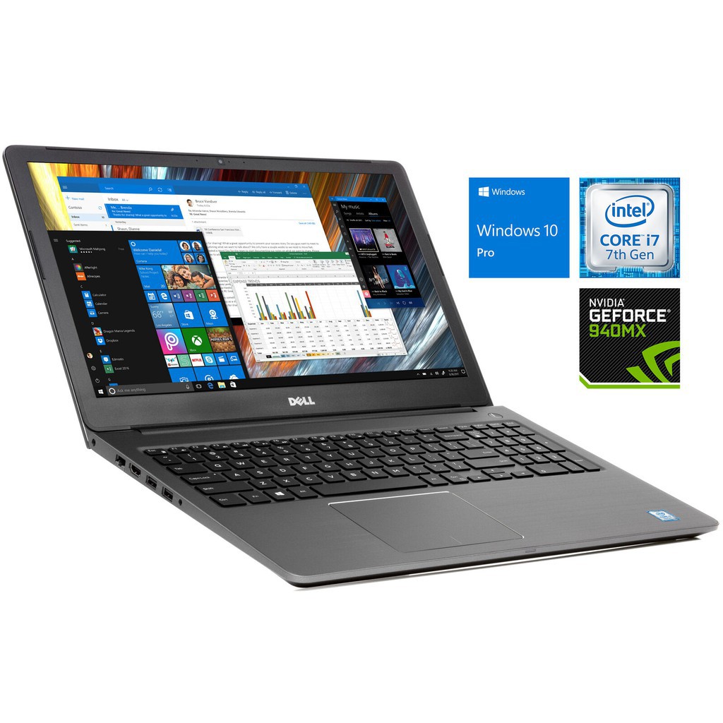 Dell Vostro 5568 -V5568C (Gray) | i7-7500U | 8GB DDR4 | 1TB HDD | NoDVD | GeForce 940MX 4GB | 15.6inch FHD