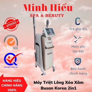 Máy triệt lông xóa xăm busan korea 2in1