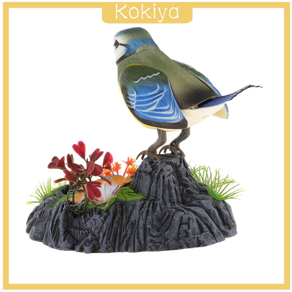 Mô phỏng Chim hát trong điều khiển máy bơm Trang trí đồ chơi thú cưng điện tử