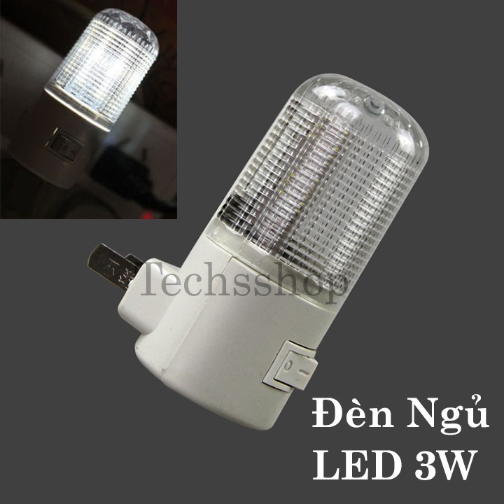 Đèn phòng ngủ ánh sáng dịu êm bóng led tiết kiệm điện cắm ổ 220V