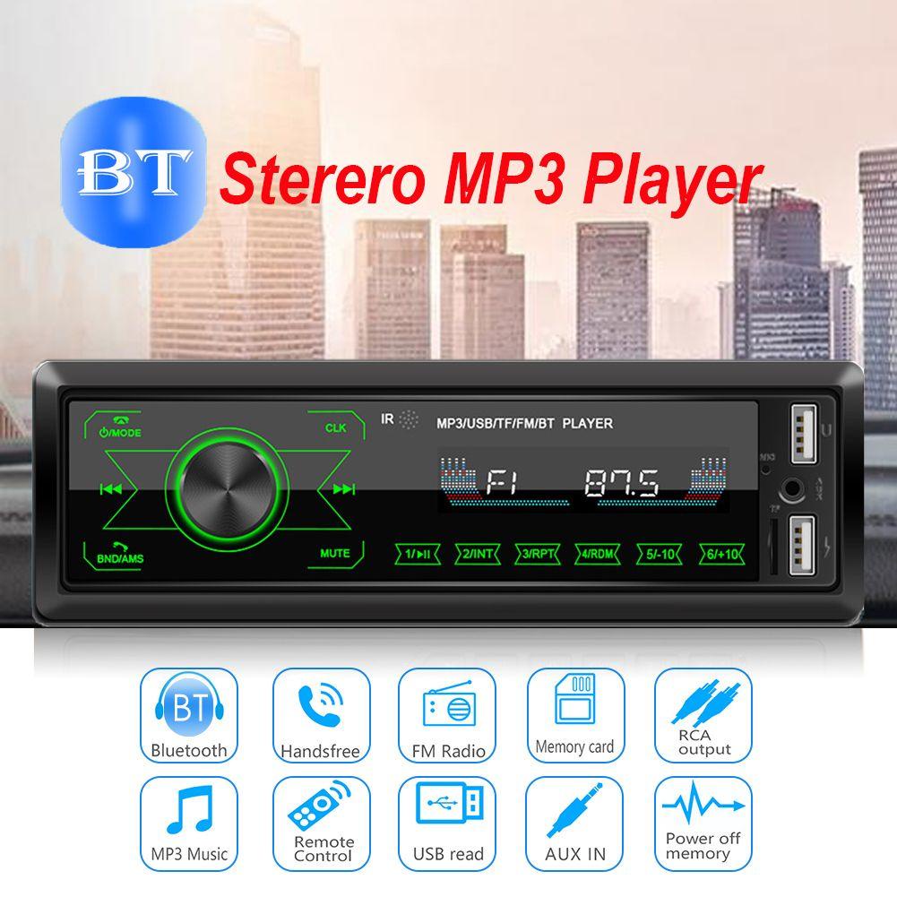 PISTA Máy Nghe Nhạc MP3 12V FM / USB / AUX Rảnh Tay Cho Điện Thoại