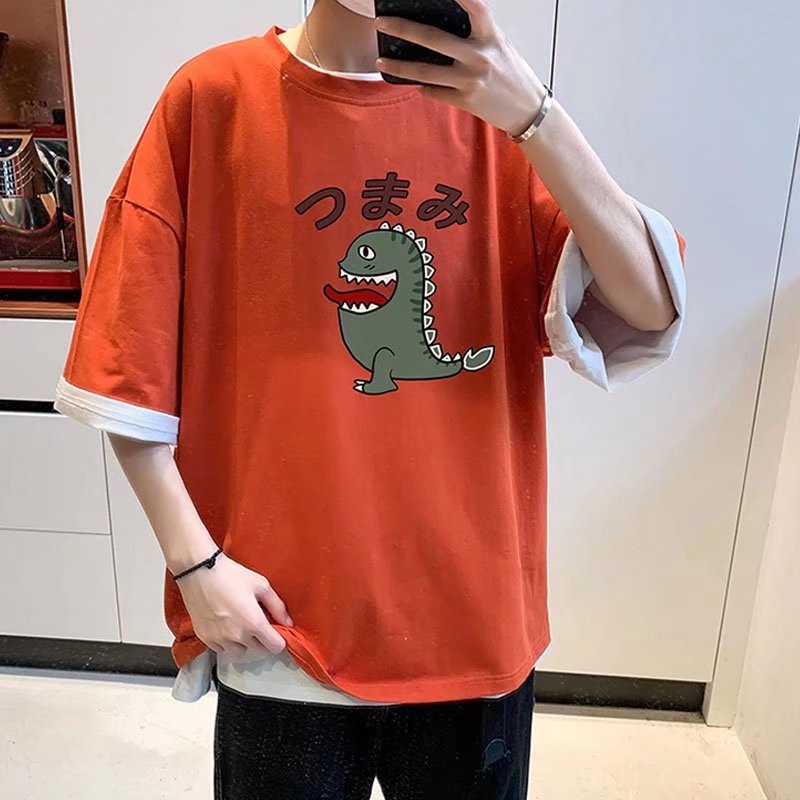 Áo Thun Tay Ngắn In Chữ M-8XL Phong Cách Hip Hop Cho Nam