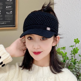 Mũ Len Hàn Quốc Nón Len Lưỡi Trai Phong Cách Nửa Đầu Thời Trang