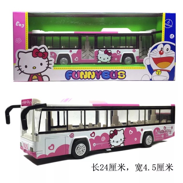 Có sẵn ✨✨ Mô Hình Xe Bus 1 Tầng ✨ Xe Bus 2 Tầng Hello Kitty ✨✨