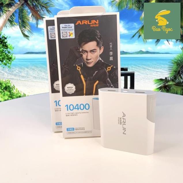 Sạc dự phòng Arun Y40 dung lượng 10.400mah | BigBuy360 - bigbuy360.vn