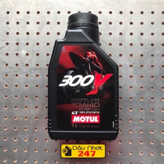 Dầu nhớt Motul 300v 4T 10w40 (tem 1 lớp) 1L