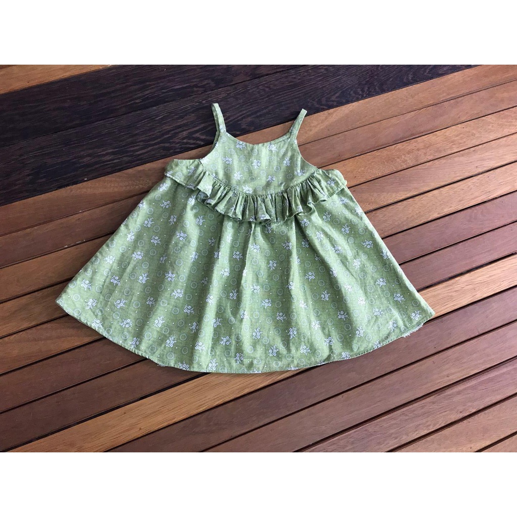 RẬP GIẤY - Đầm dây yếm bèo KR048