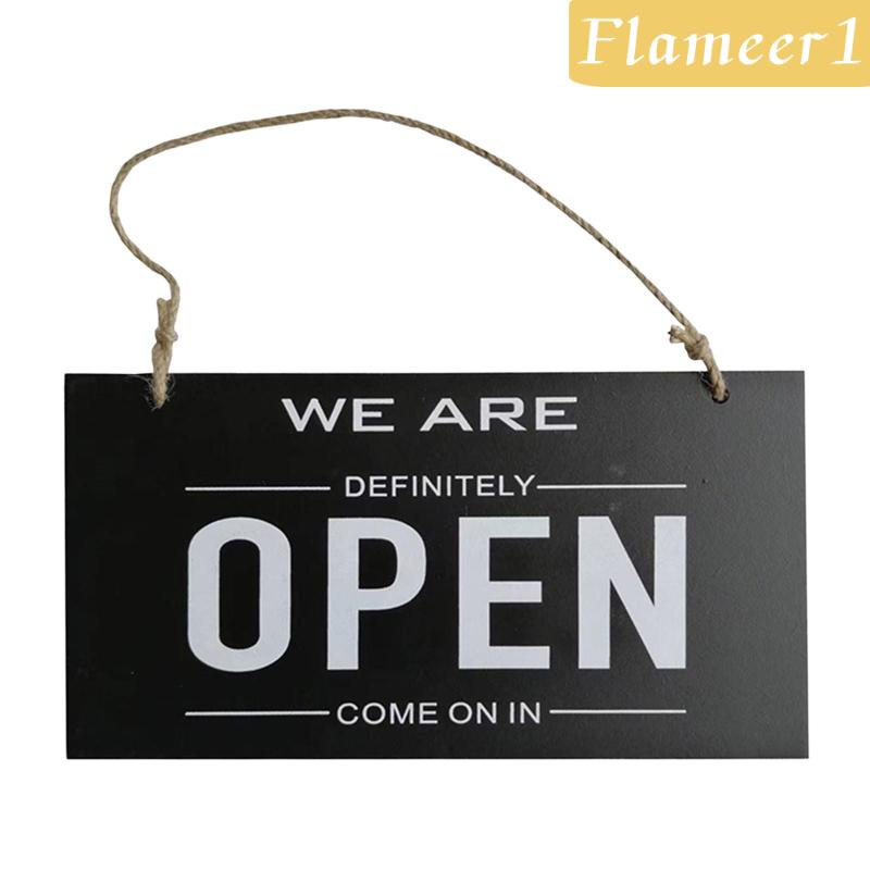 [Flameameer1] Biển Hiệu Đóng Mở Cửa Sổ Hai Mặt Có Thể Đảo Ngược Cho Nhà Ở / Cửa