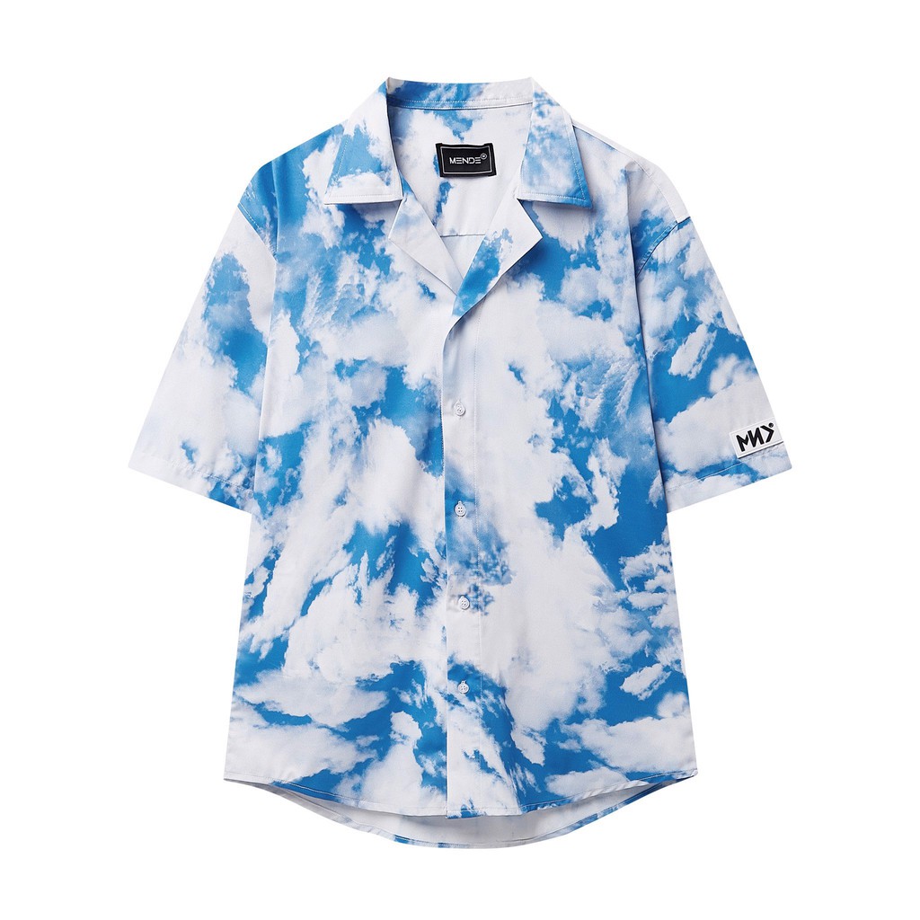 MENDE - Blue Cloud Shirt - áo sơ mi tay ngắn MENDE chính hãng