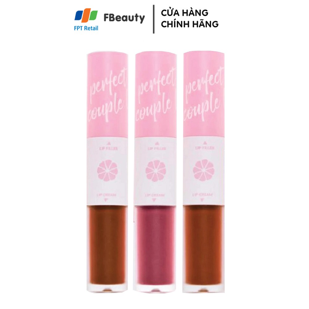 Son Kem Hai Đầu Lemonade Perfect Couple Lip 4g