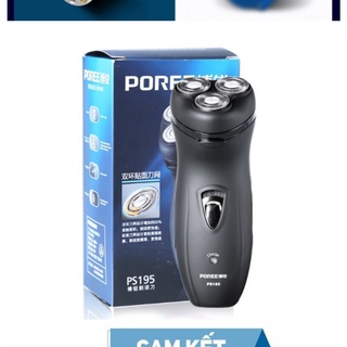 Máy Cạo Râu Sạc Điện 3 Lưỡi Poree PS195