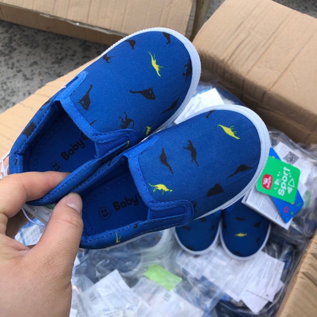 Giày lười khủng long xanh Baby Go xuất xịn (size 23-26)