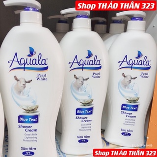 Hàng Chính Hãng Công Ty- Tắm Aquala Pearl White 1,2 Lít Trắng Da Thơm Lâu