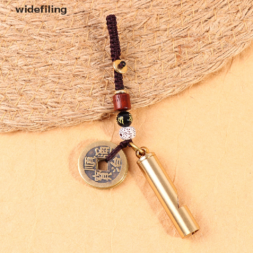 Còi thổi hình đầu rồng/chuột/chim cú bằng đồng thau handmade kèm móc khóa