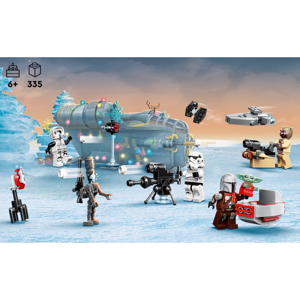 Lego Star Wars 75307 - Bộ xếp hình Lego Advent Calendar 2021