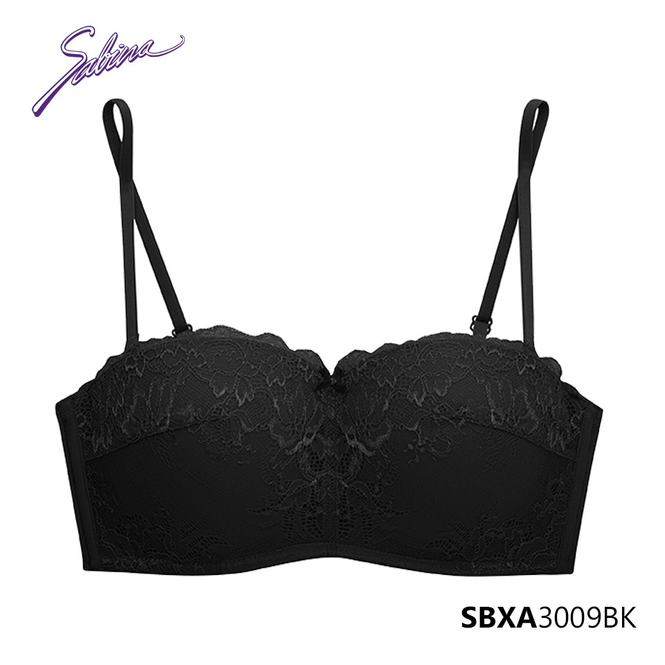 Áo Lót Cúp Ngang Mút Dày Siêu Nâng Ngực Phối Ren Fashion Doomm Doomm By Sabina SBXA3009