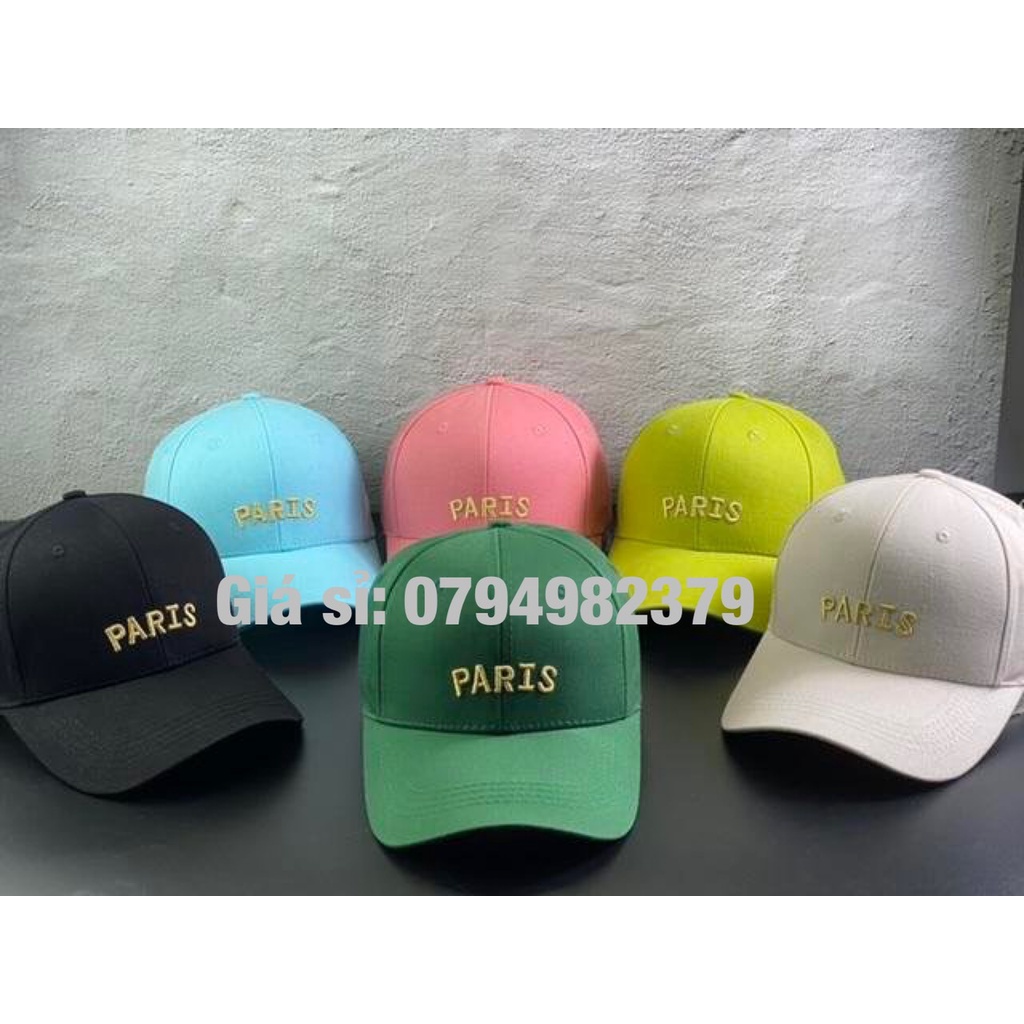 Nón kết lưỡi trai - Mũ kaki thuê PARiS đủ màu - đậm chất hàn quốc thời trang (Cap-Nón(Most))