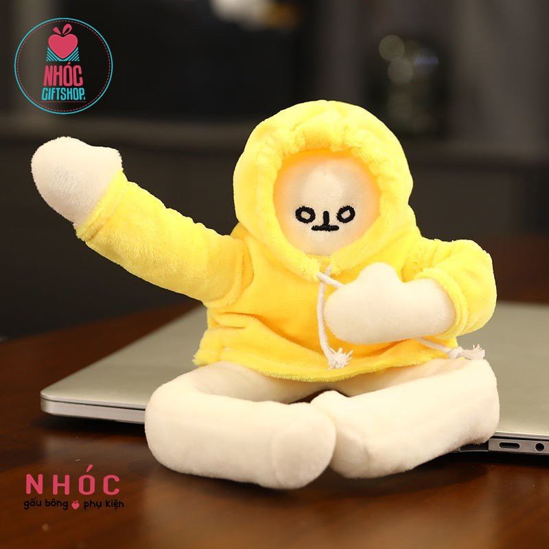 [SIZE LỚN] Đồ Chơi Người Chuối Gấu Bông Trầm Cảm LELUSH Banana Man CAO CẤP SIZE 70/55/40cm Tạo Nhiều Kiểu Dáng TC - NHÓC